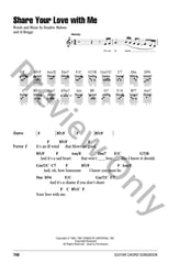 Share Your Love with Me Guitar and Fretted sheet music cover